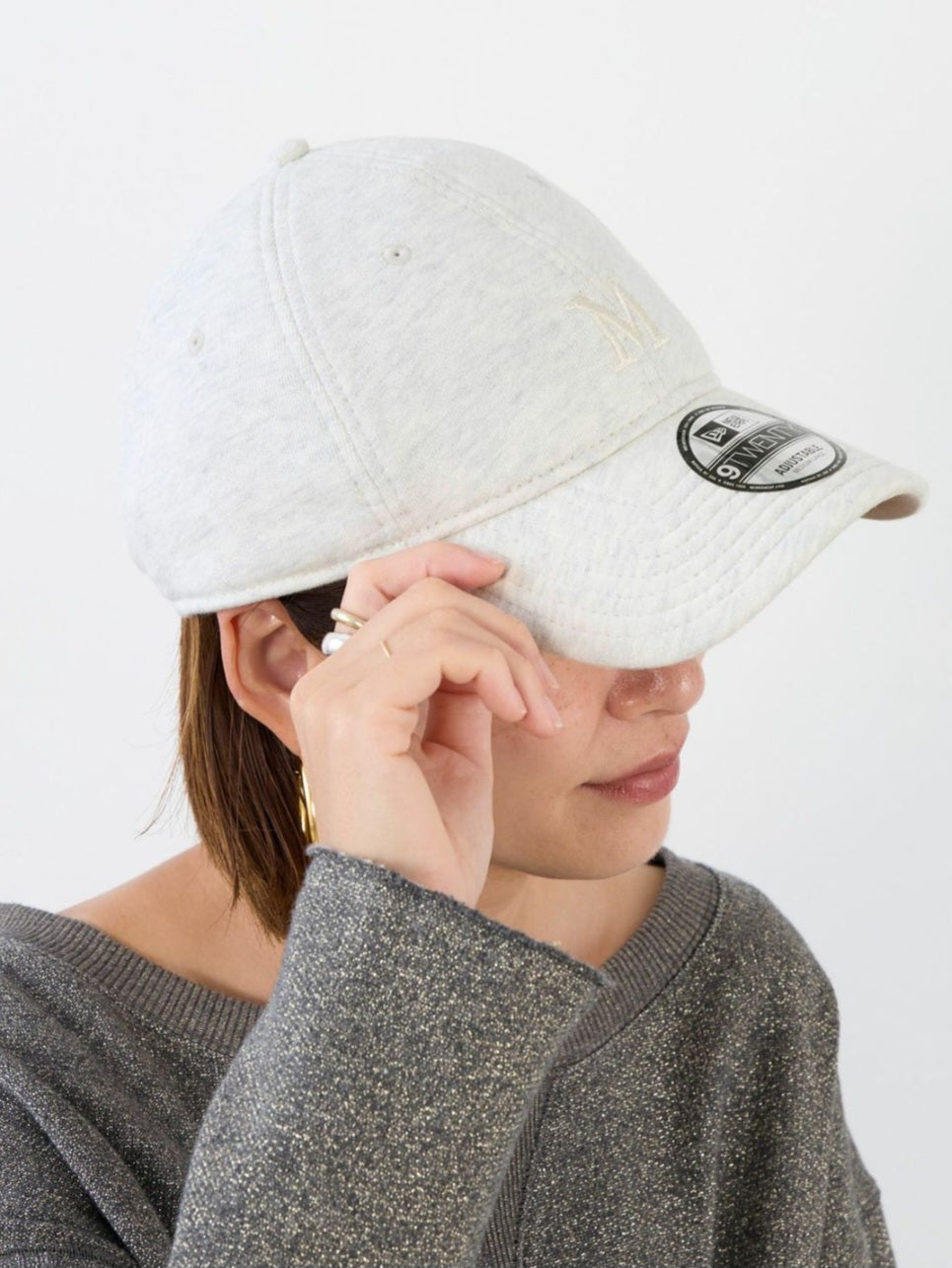 MICA&DEAL NEW ERA×MICA&DEAL"M"ロゴ刺繍裏毛CAP