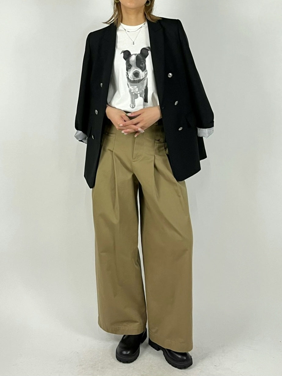 PASSIONE DOGフォトプリントカットソー