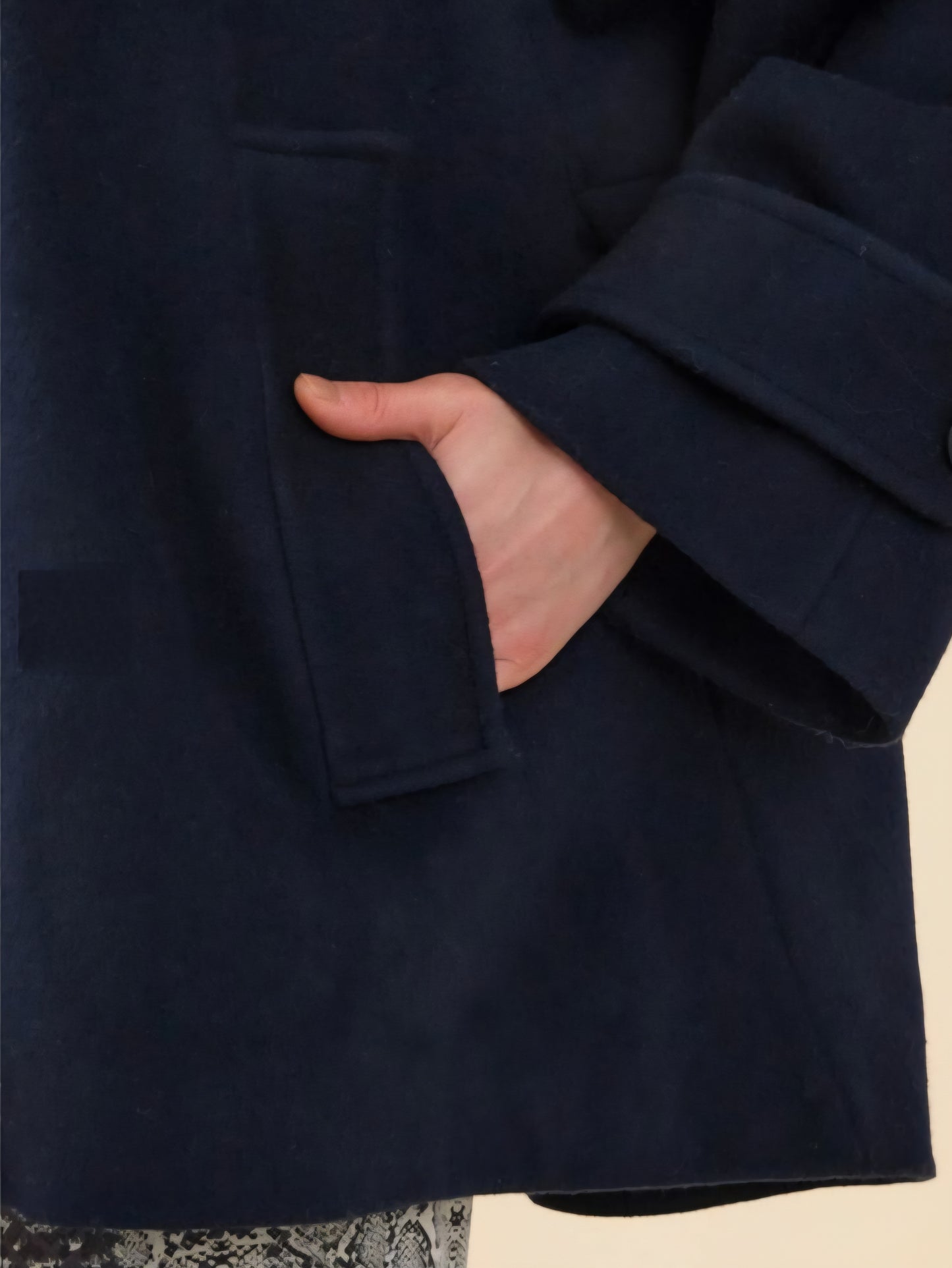 marmors ウールビーバーテントラインショートコート