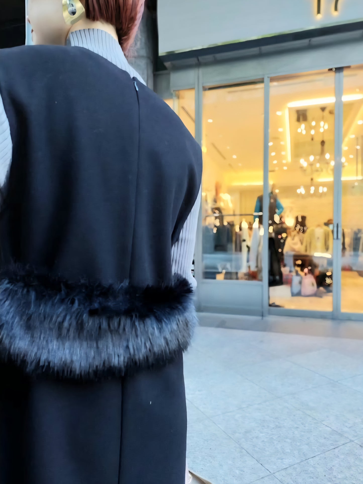 【SALE】BRAHMIN ウールライクVネックジャンパースカート