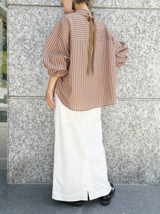 stripe blouse🌈　ウエノ