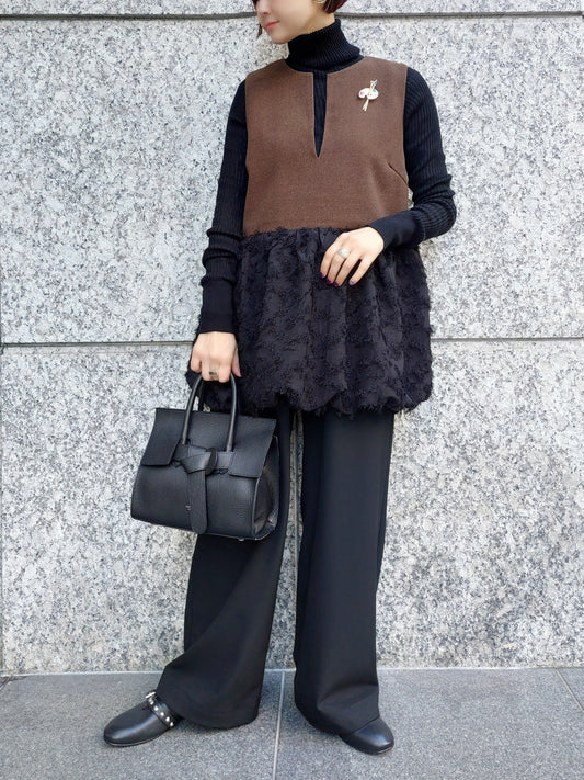 gilet coodinate♡　テンチョー