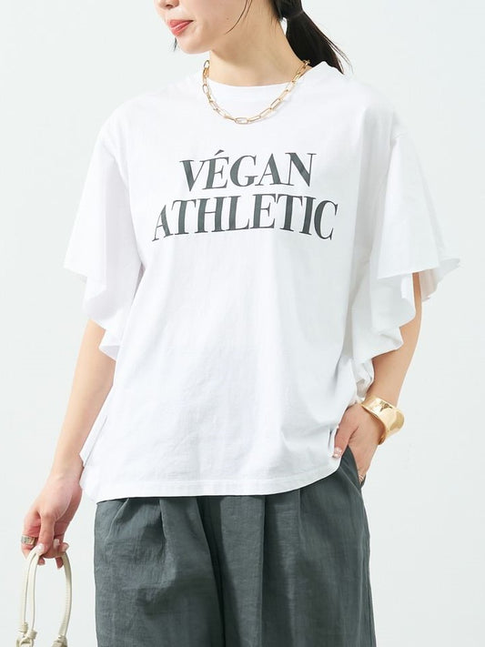 MICA＆DEAL　ラッフルスリーブTシャツ