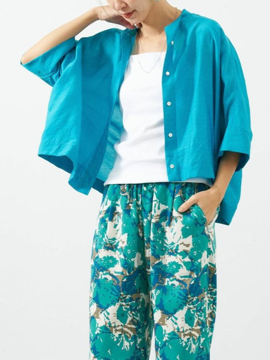 MICA&DEAL　シアーショートテントラインシャツ