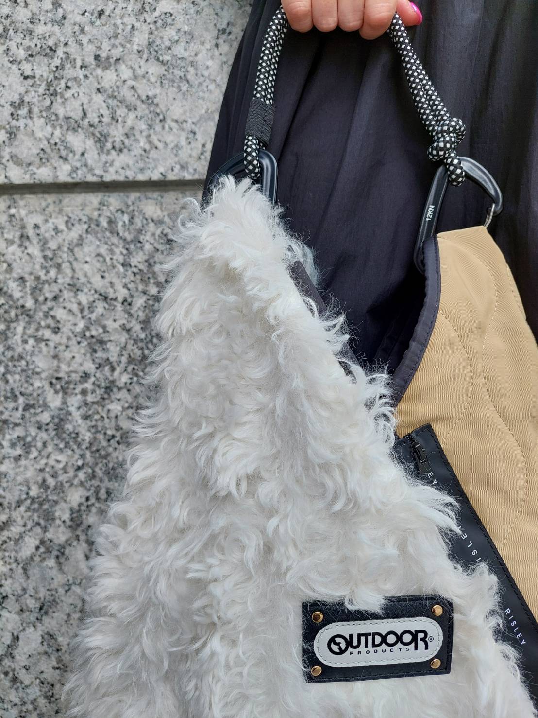 RISLEY トライアングルファーキルトBAG