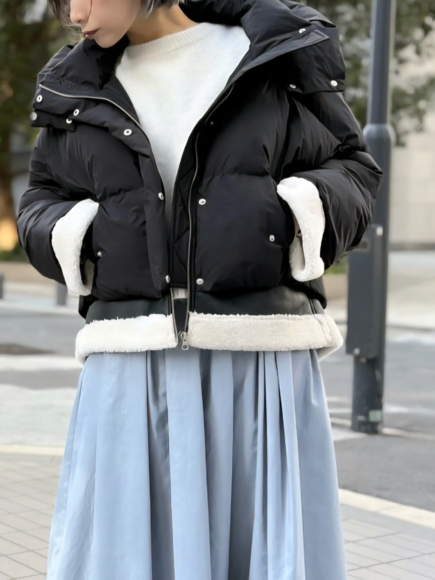 PASSIONE ダウンドッキングジャケットコート