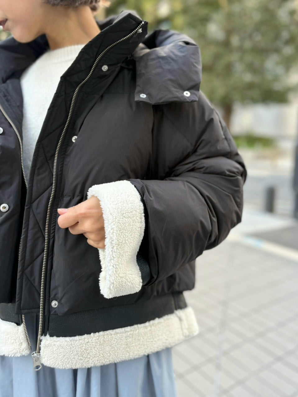 PASSIONE ダウンドッキングジャケットコート