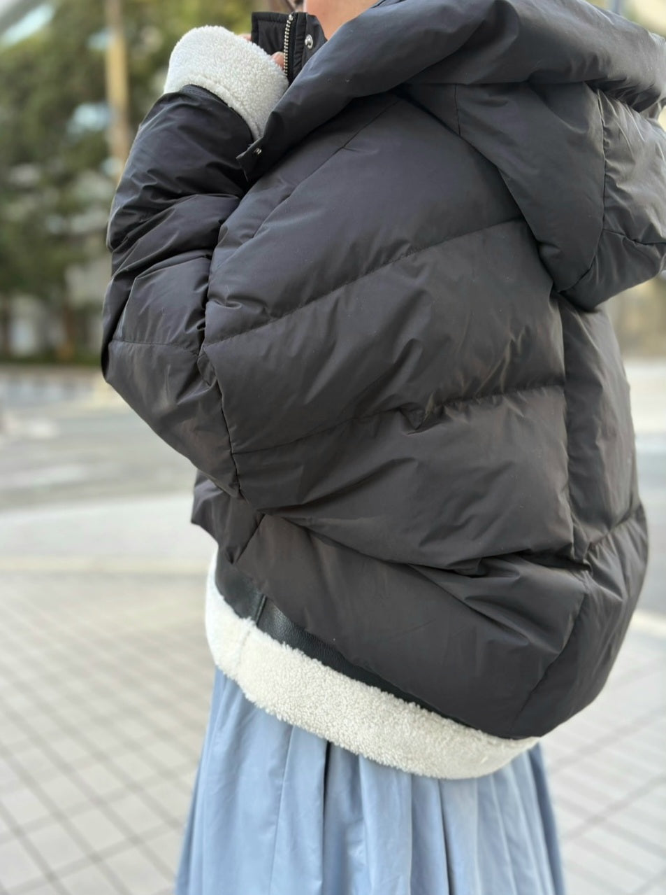 PASSIONE ダウンドッキングジャケットコート