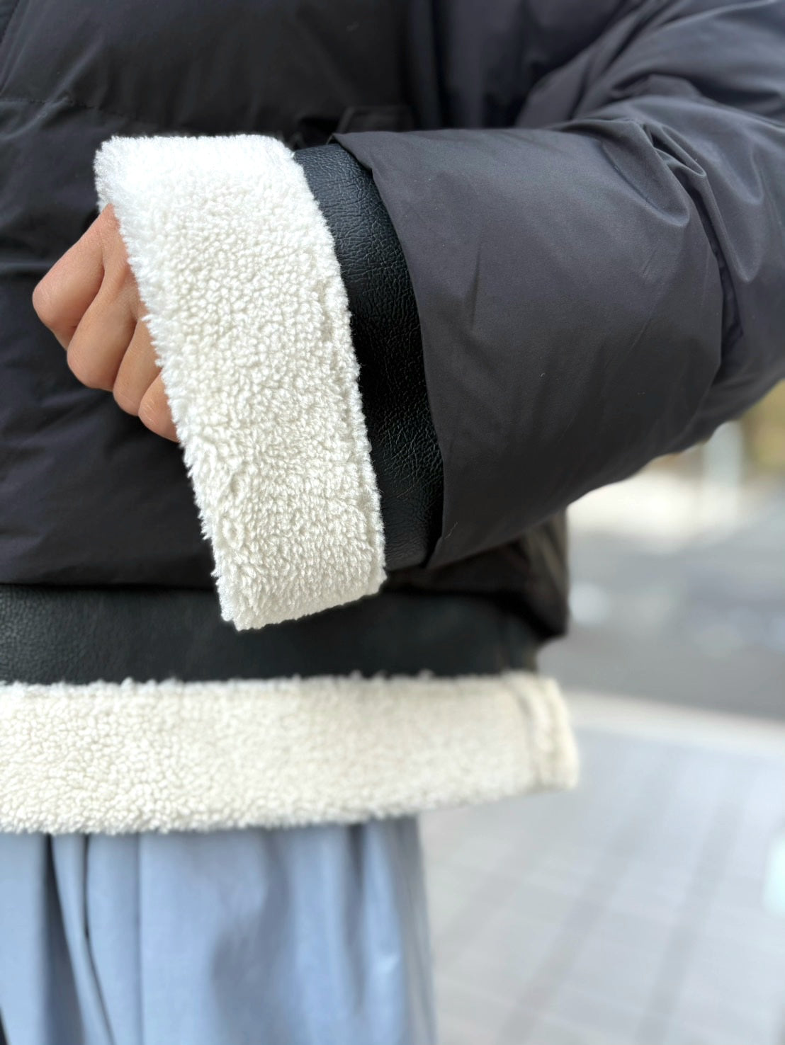 PASSIONE ダウンドッキングジャケットコート