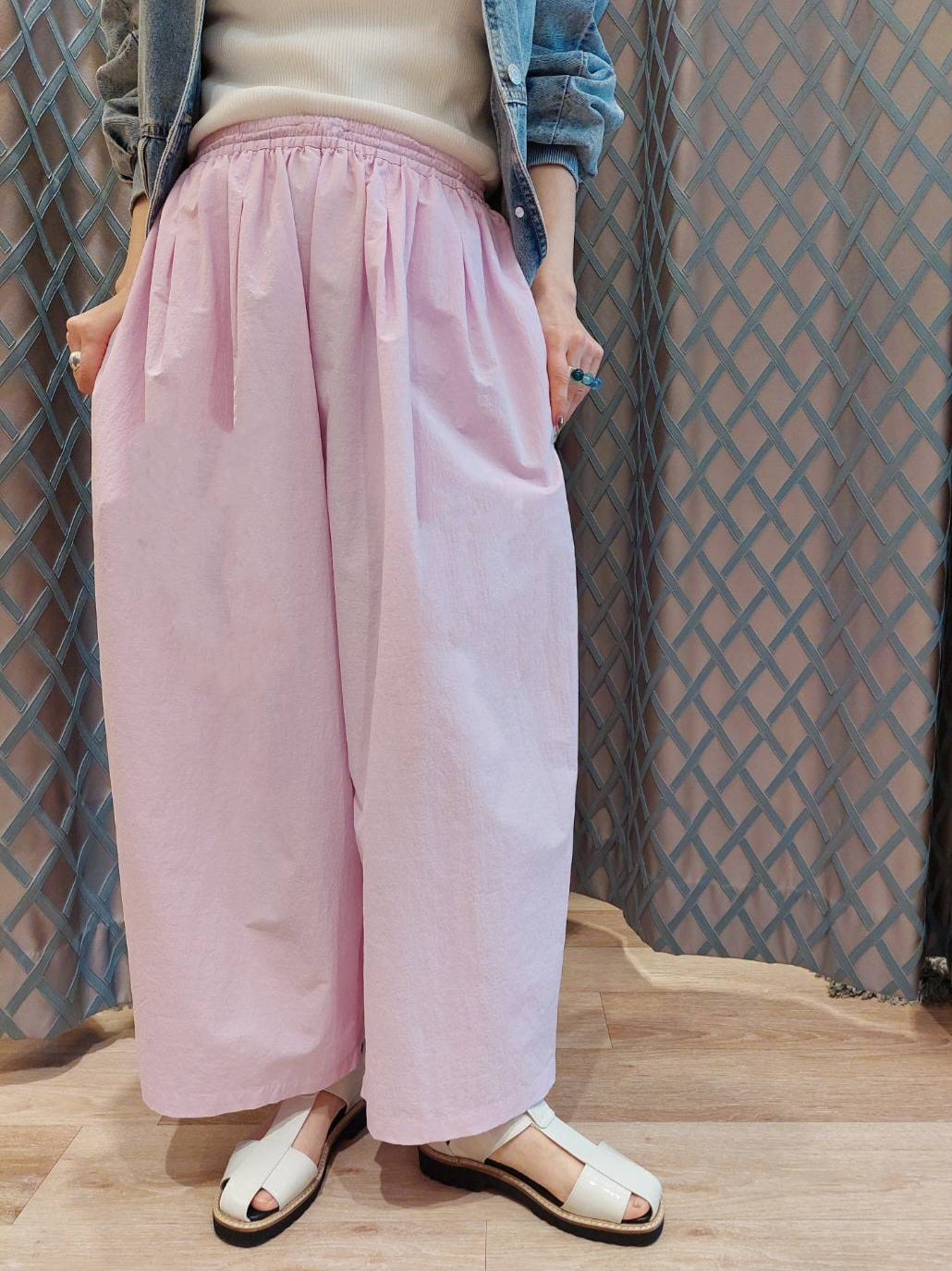 【SALE】STELLA CIFFON　ドライタッサーイージーワイドパンツ　