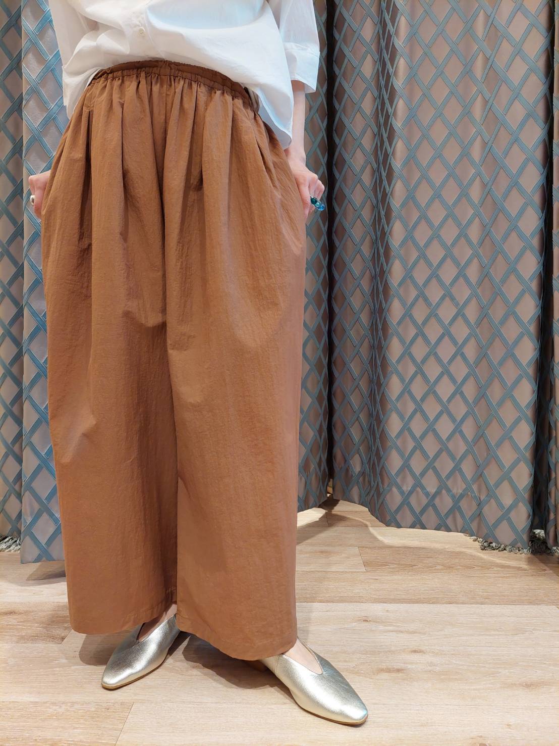 【SALE】STELLA CIFFON　ドライタッサーイージーワイドパンツ　