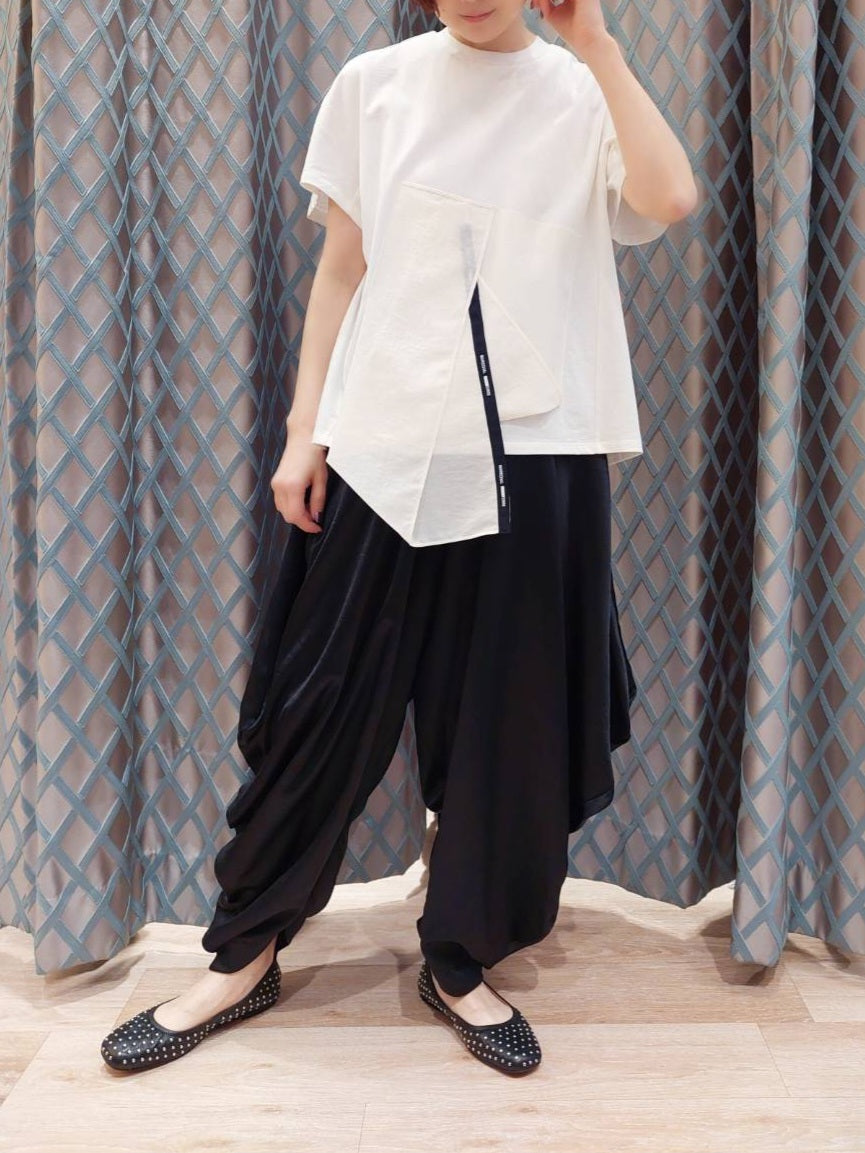 MARECHAL TERRE ペプラムデザインカットソー
