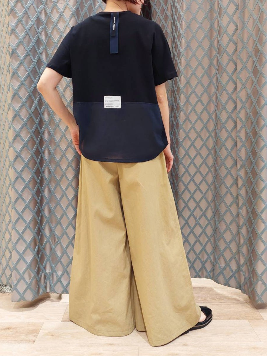 MARECHAL TERRE ペプラムデザインカットソー
