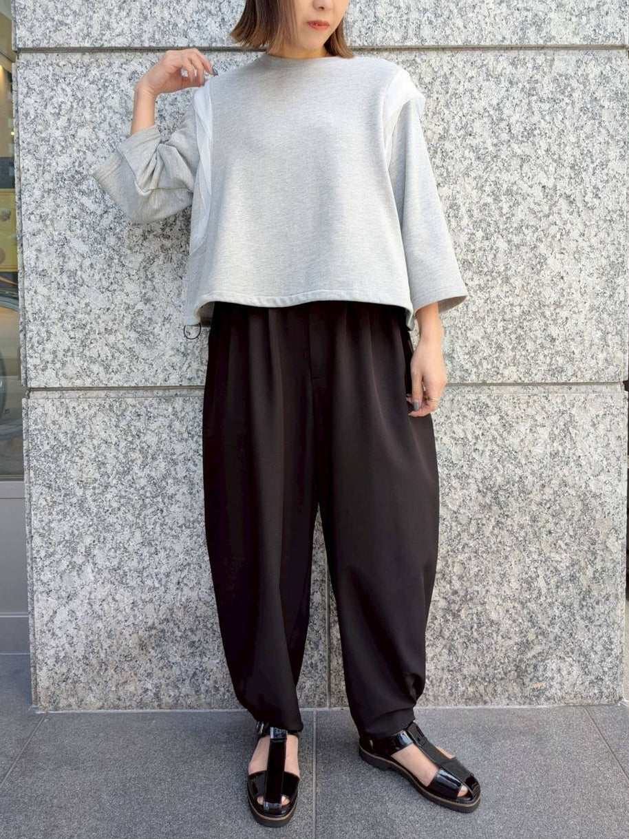 1% タックカーブパンツ　