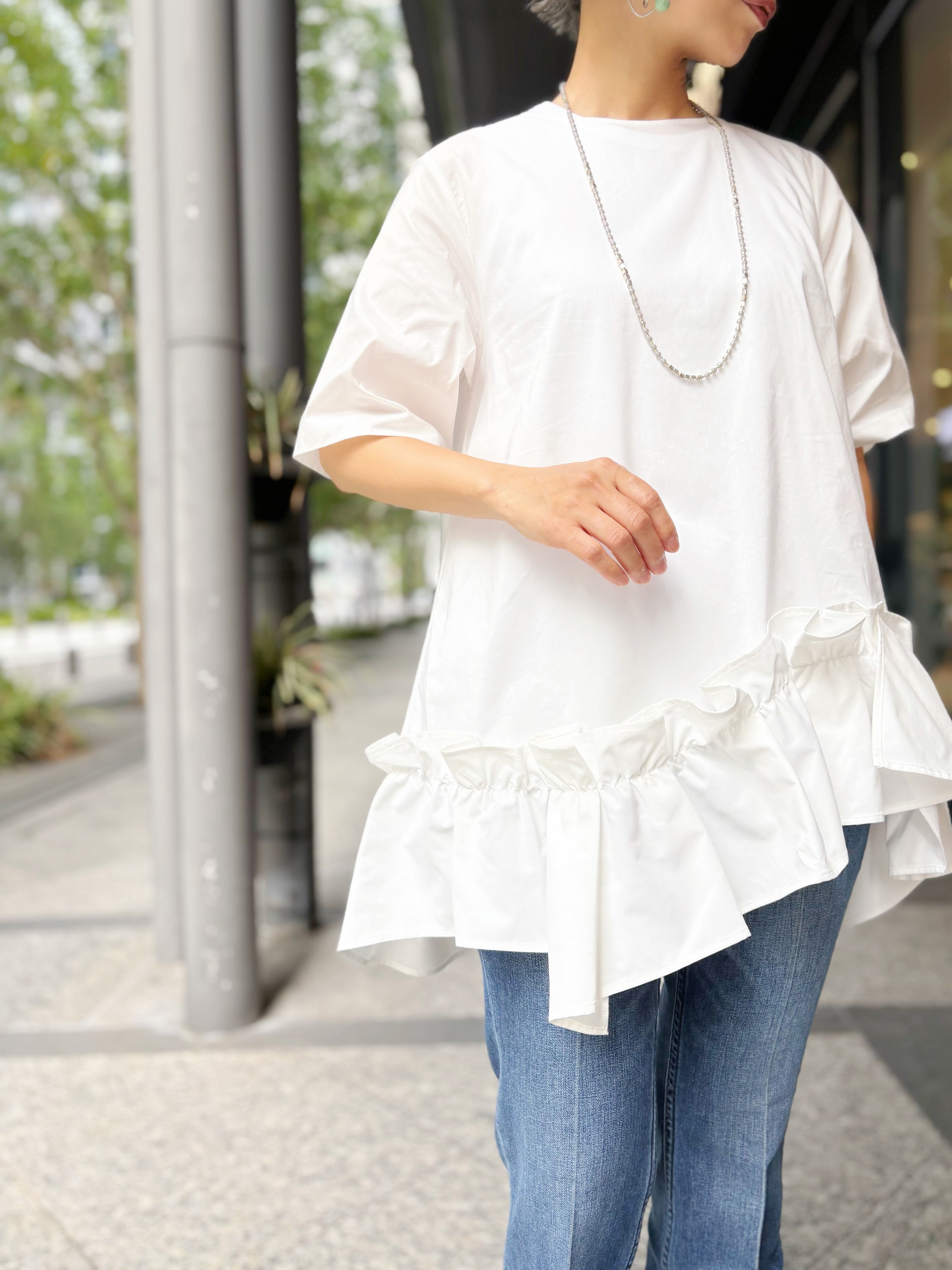 ELENDEEK フリルヘムプルオーバーブラウス – TORAYA ONLINE STORE