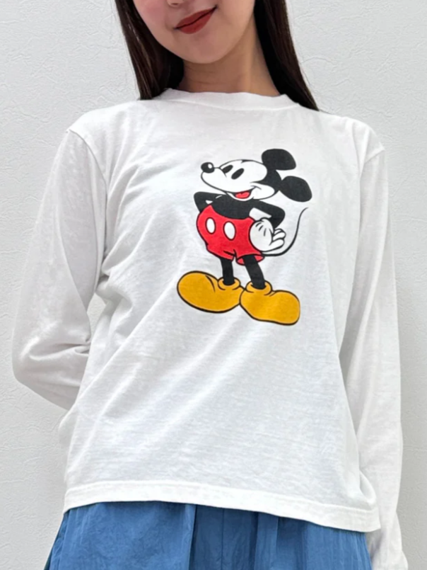 Mylanka　別注ミッキーロングスリーブTシャツ