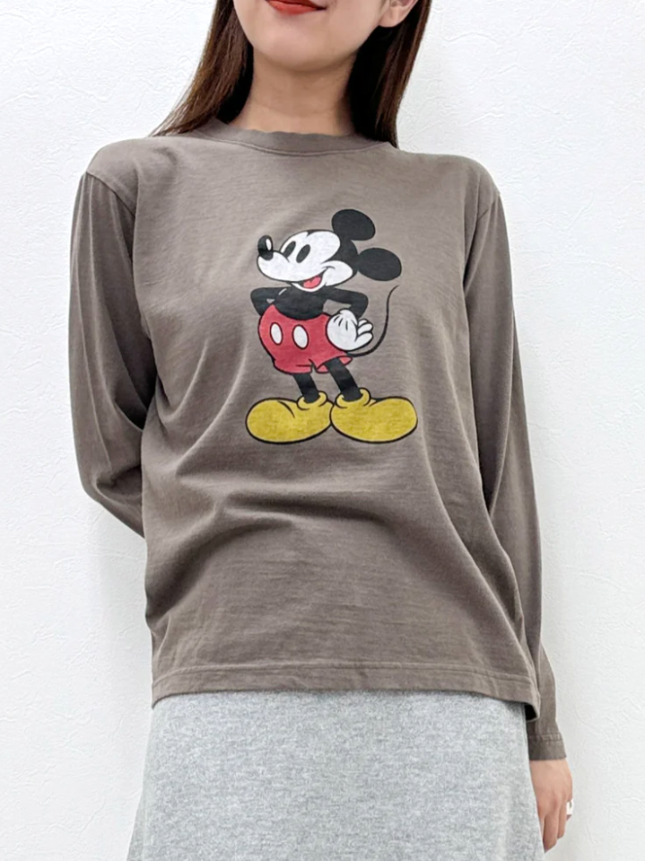 Mylanka　別注ミッキーロングスリーブTシャツ