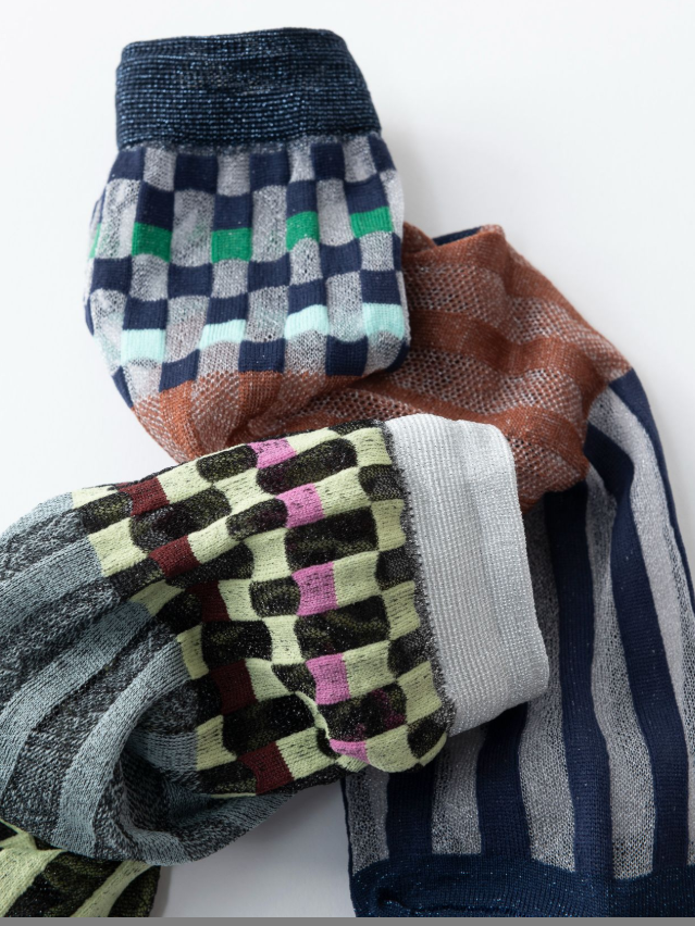 TRICOTE　PIXEL STRIPE SOCKS