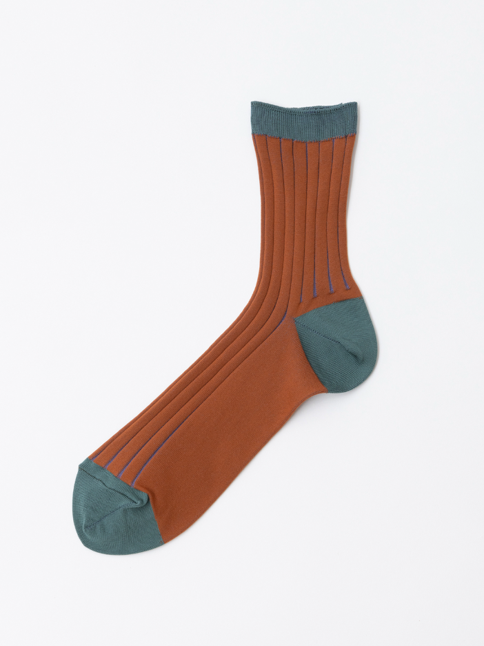 TRICOTE　BICOLOR RIB SOCKS