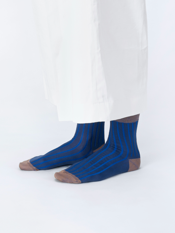 TRICOTE　BICOLOR RIB SOCKS