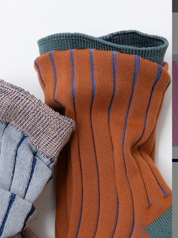 TRICOTE　BICOLOR RIB SOCKS