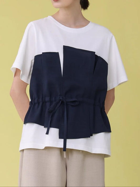 trois　ビスチェレイヤードTシャツ
