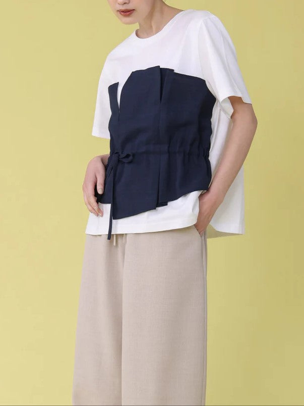 trois　ビスチェレイヤードTシャツ