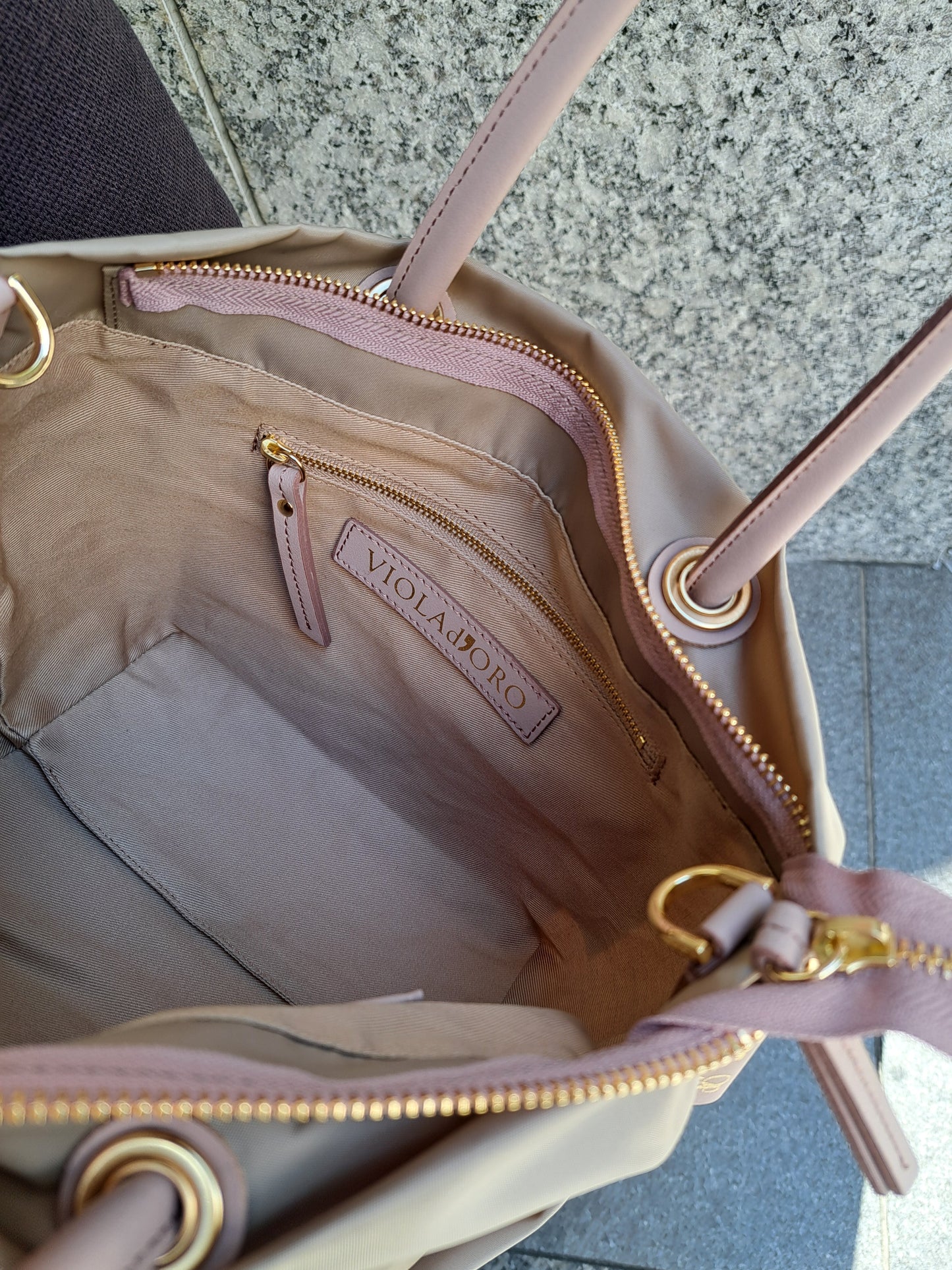 VIOLADORO ノットハンドルトートバッグ