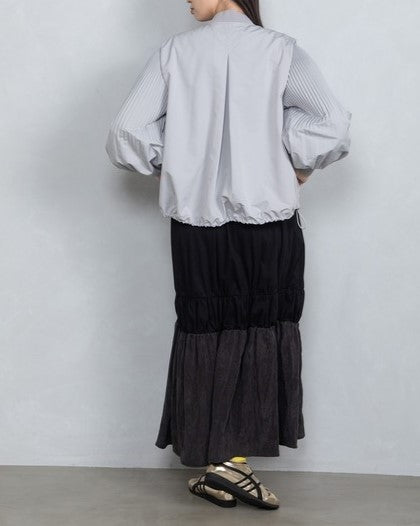 MARECHAL TERRE　プリーツスリーブシャツブルゾン