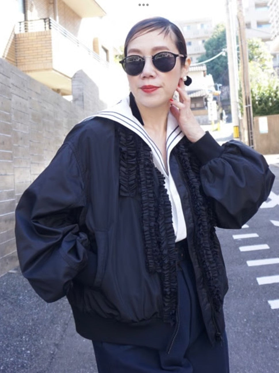 トーマスマグパイ　ブルゾン THOMAS MAGPIE タフタフリルブルゾン – TORAYA ONLINE STORE