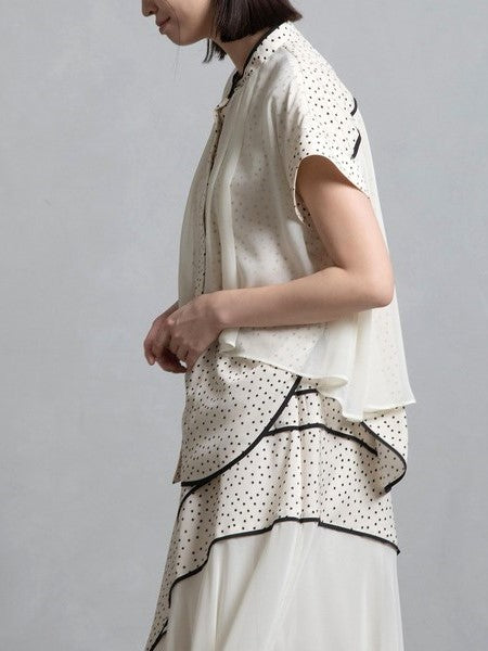 MARECHAL TERRE パイピングドットブラウス – TORAYA ONLINE STORE 