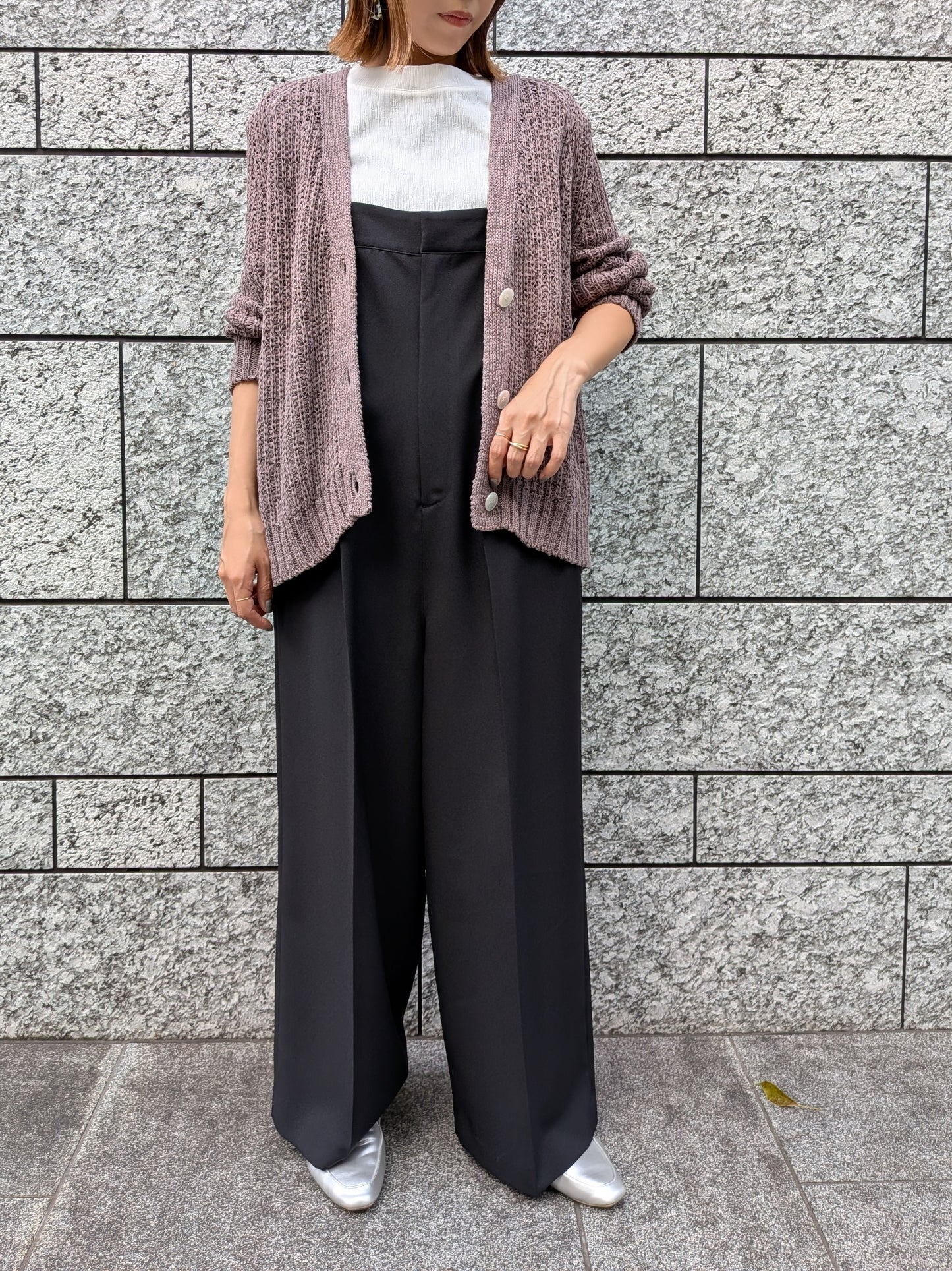 【Special　SALE】Mao　ｍade テープヤーンざっくりカーディガン