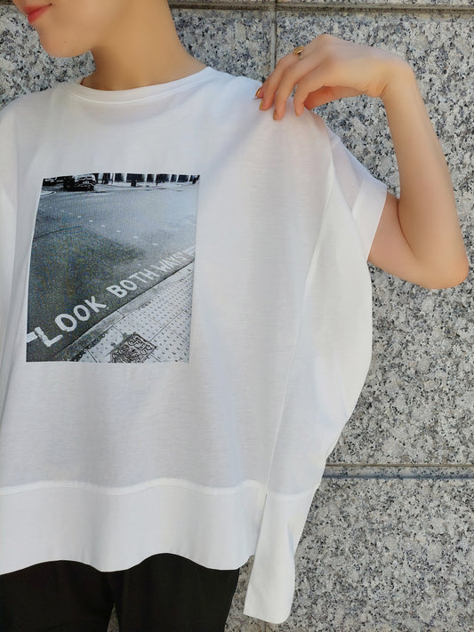 PASSIONE コットン天竺ルーズTシャツ