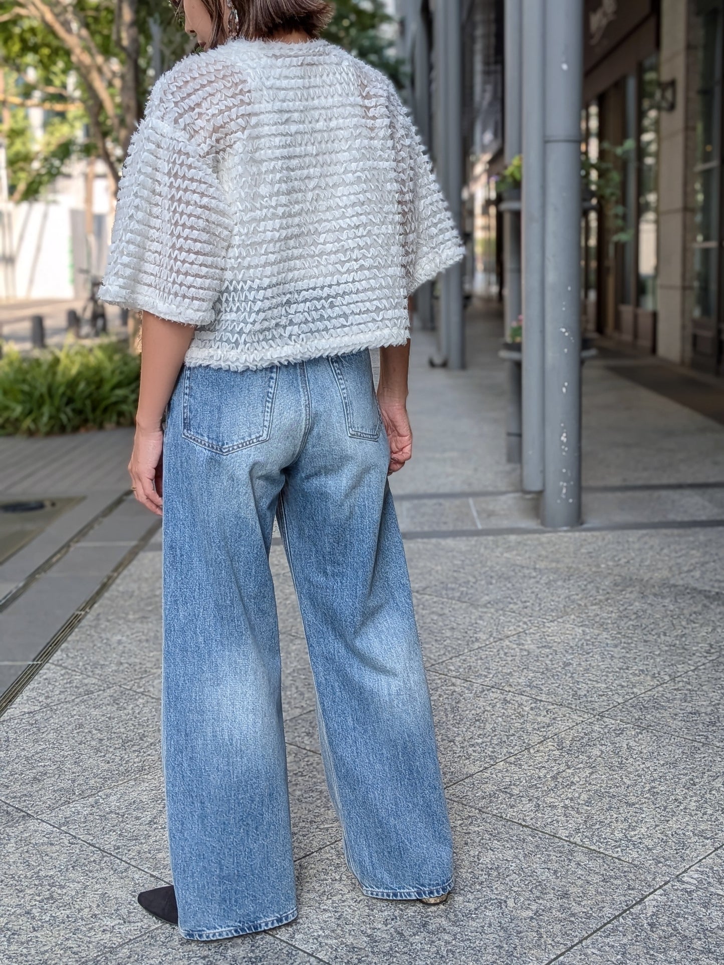 BRAHMIN　フリンジチュール２WAYトップス