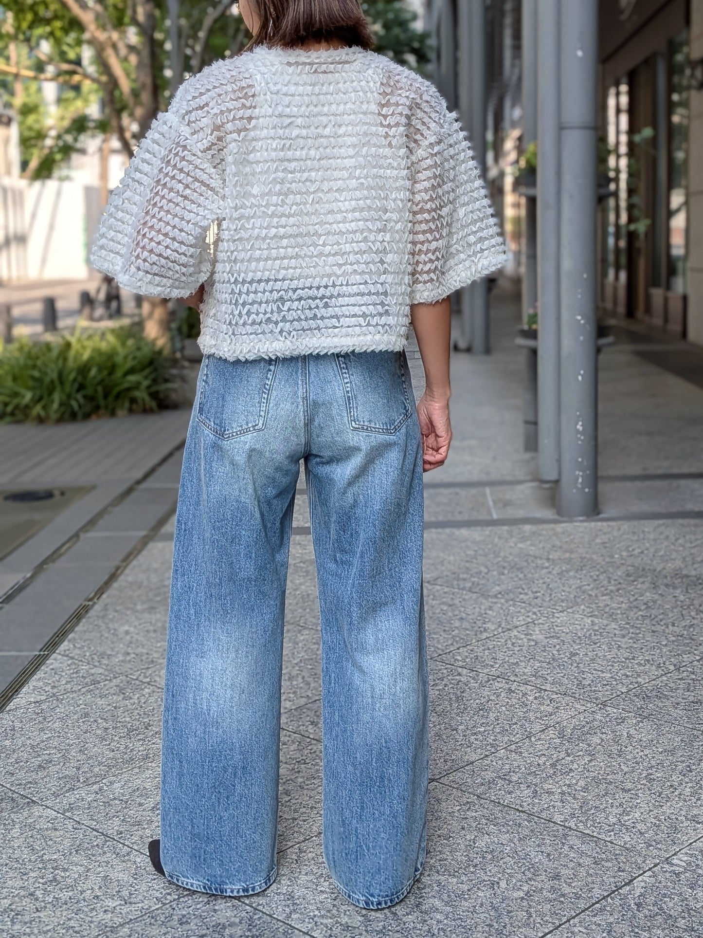 BRAHMIN　フリンジチュール２WAYトップス