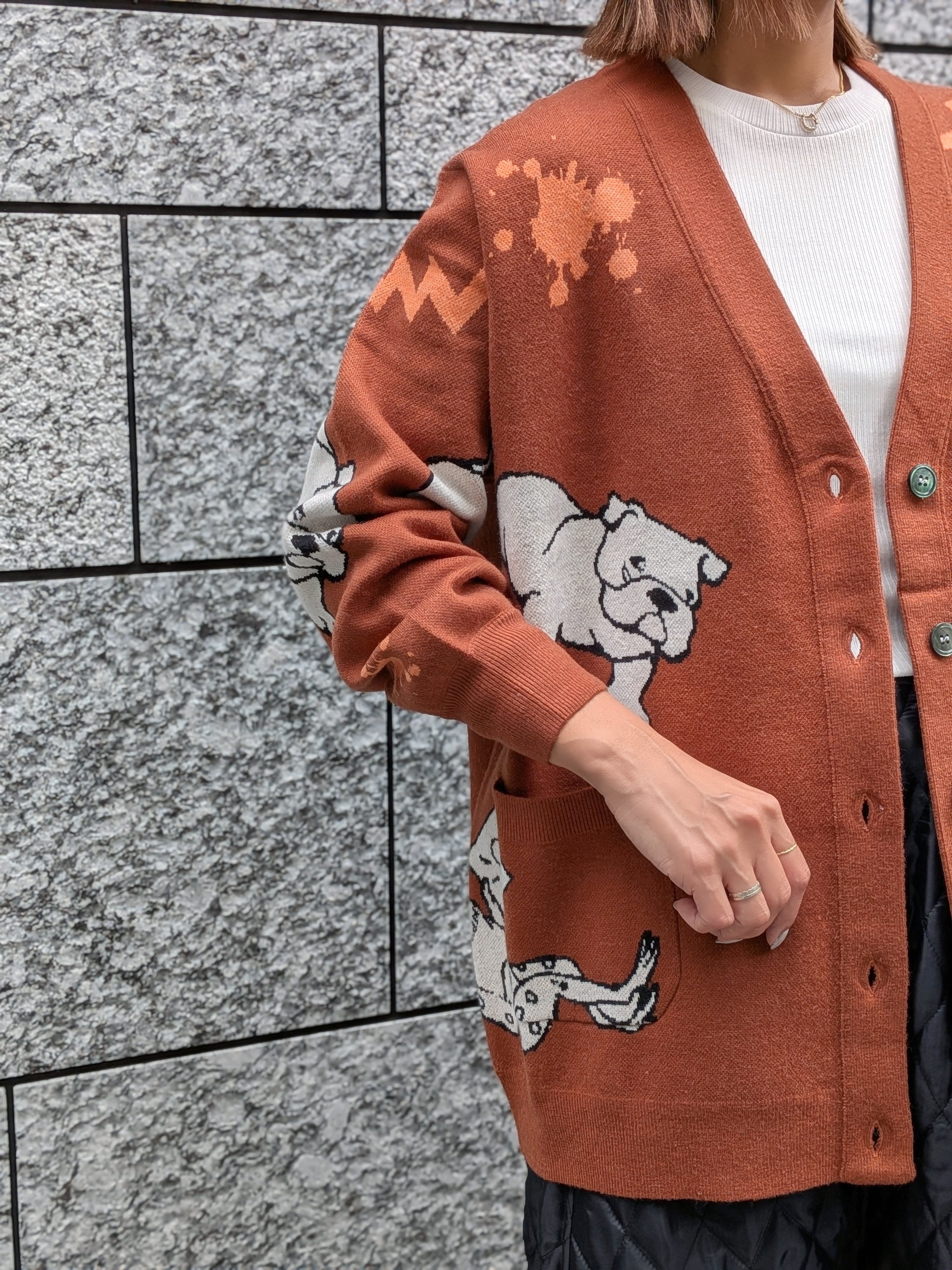 THOMAS MAGPIE インターシャもちもちBIGカーディガン – TORAYA ONLINE