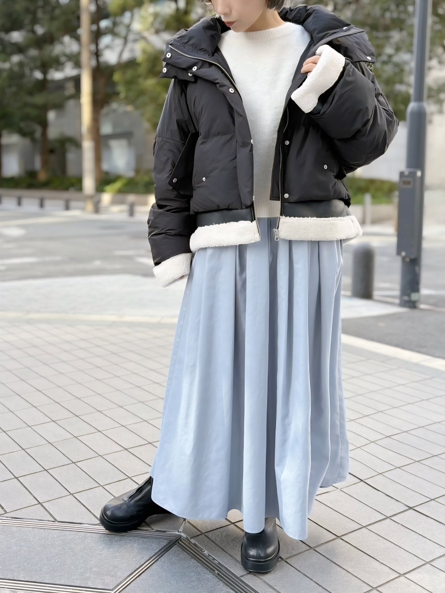 PASSIONE ダウンドッキングジャケットコート