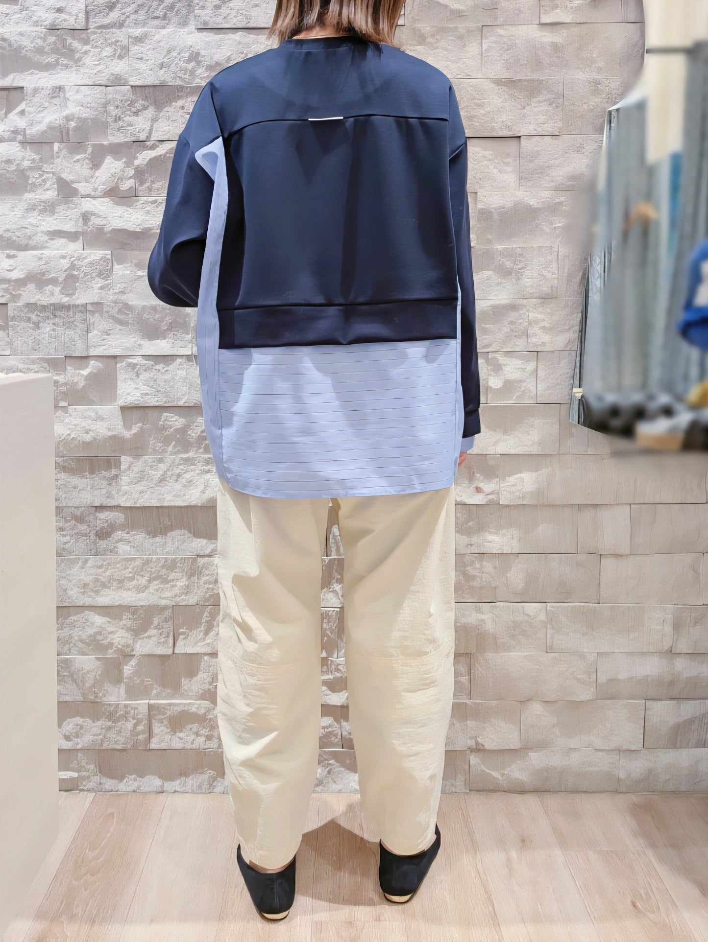 【SALE】USU gallery タフタコクーンカーブパンツ