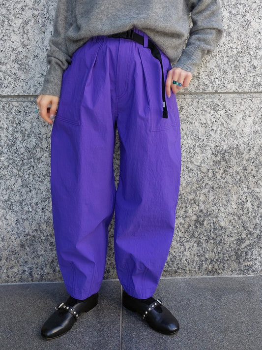 【SALE】USU gallery タフタコクーンカーブパンツ