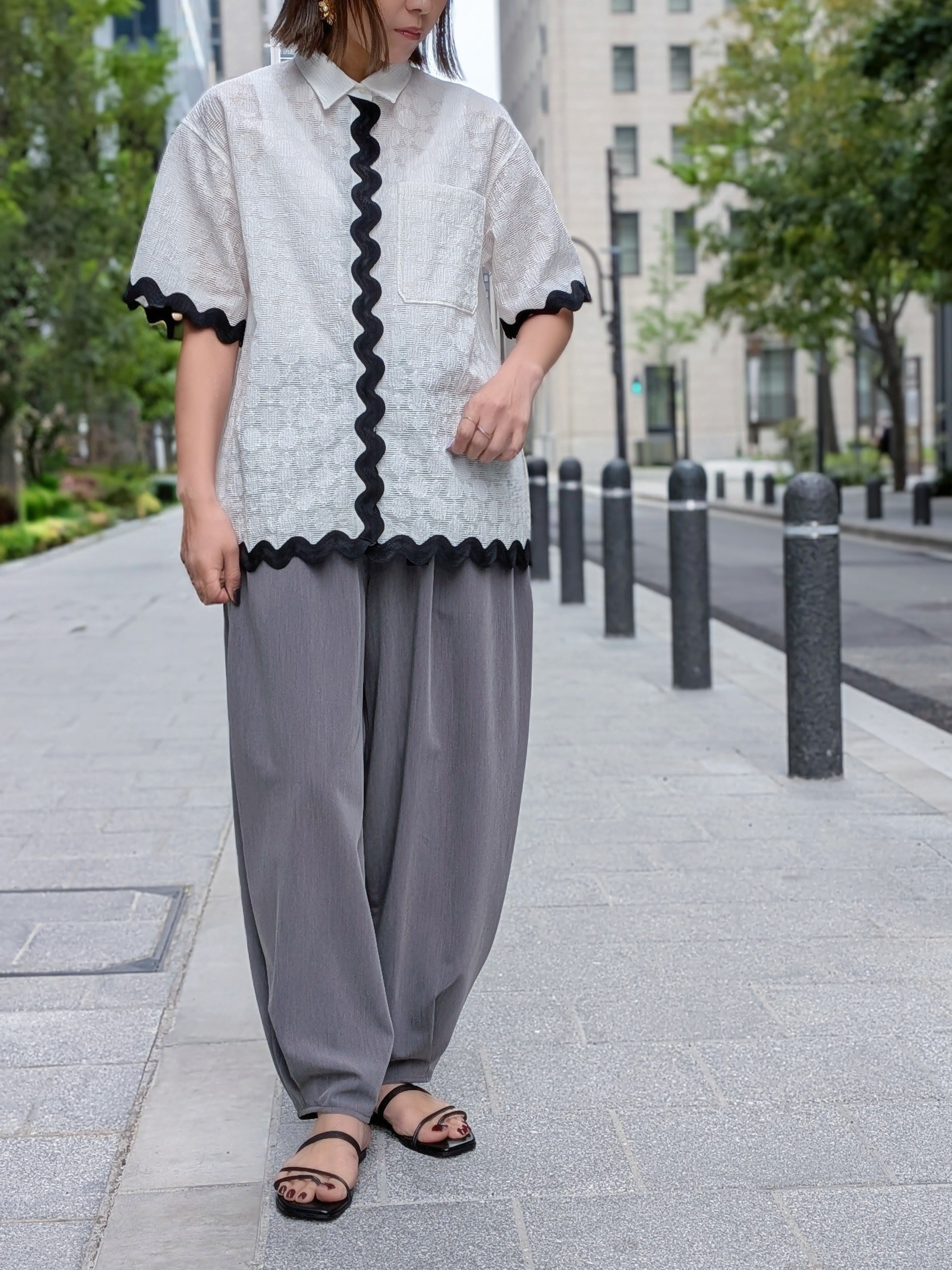 THOMAS MAGPIE シアードットジャガードブラウス – TORAYA ONLINE STORE