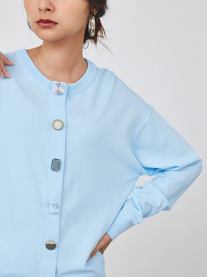 TORRAZZO DONNA　ビジューカーディガン