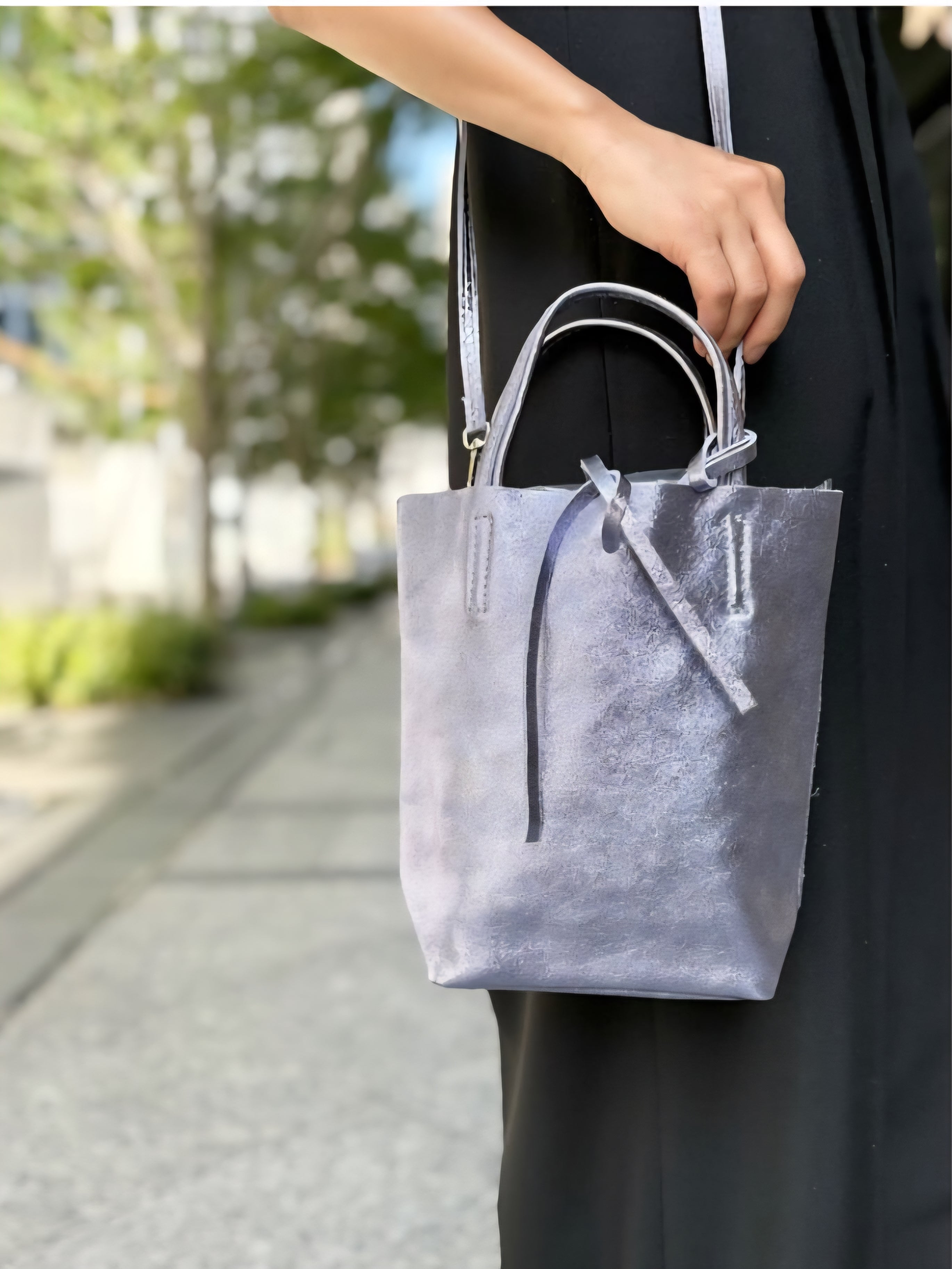 MILLELA FIRENZE メタリックミニトートバッグ　シルバー MILLELA FIRENZE メタリックミニトートバッグ – TORAYA ONLINE STORE