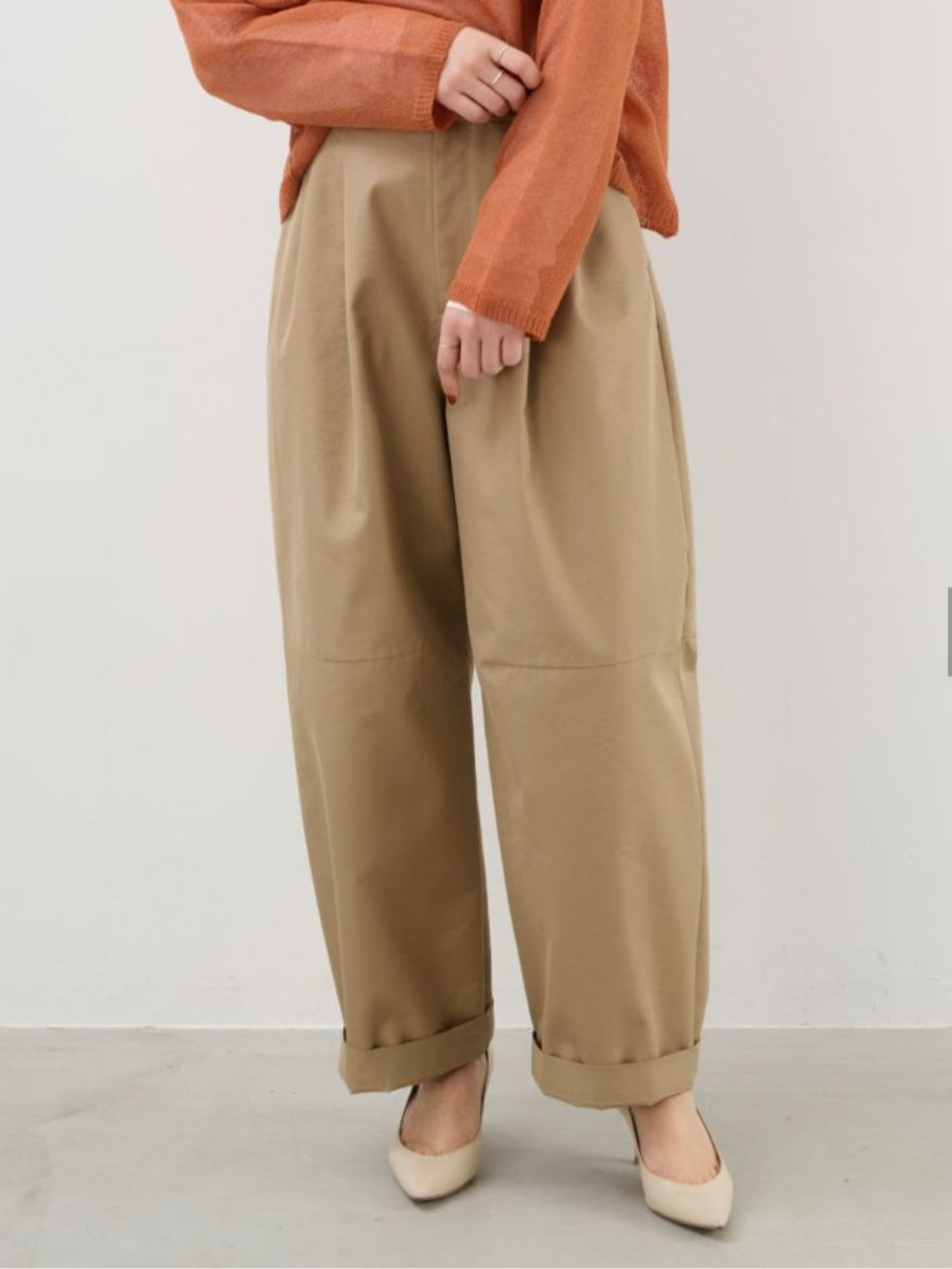 MICA＆DEAL　カーブタックワイドパンツ