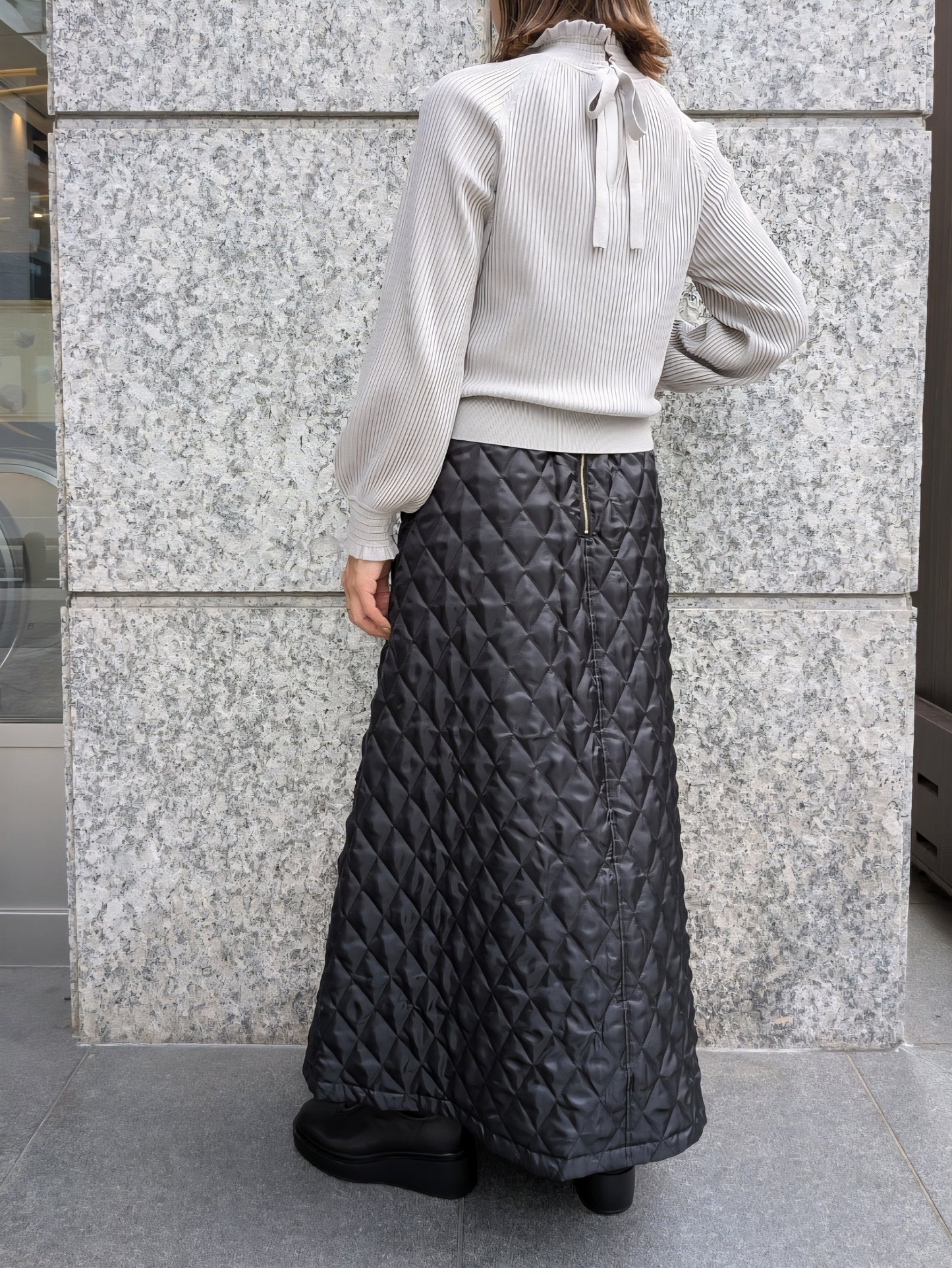 MARILYN　MOON　2WAYリブもちもちニット