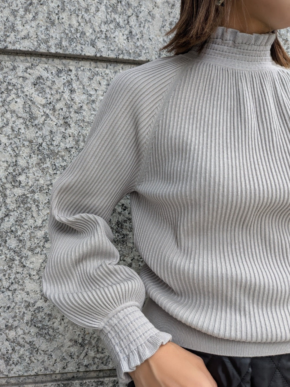 MARILYN　MOON　2WAYリブもちもちニット