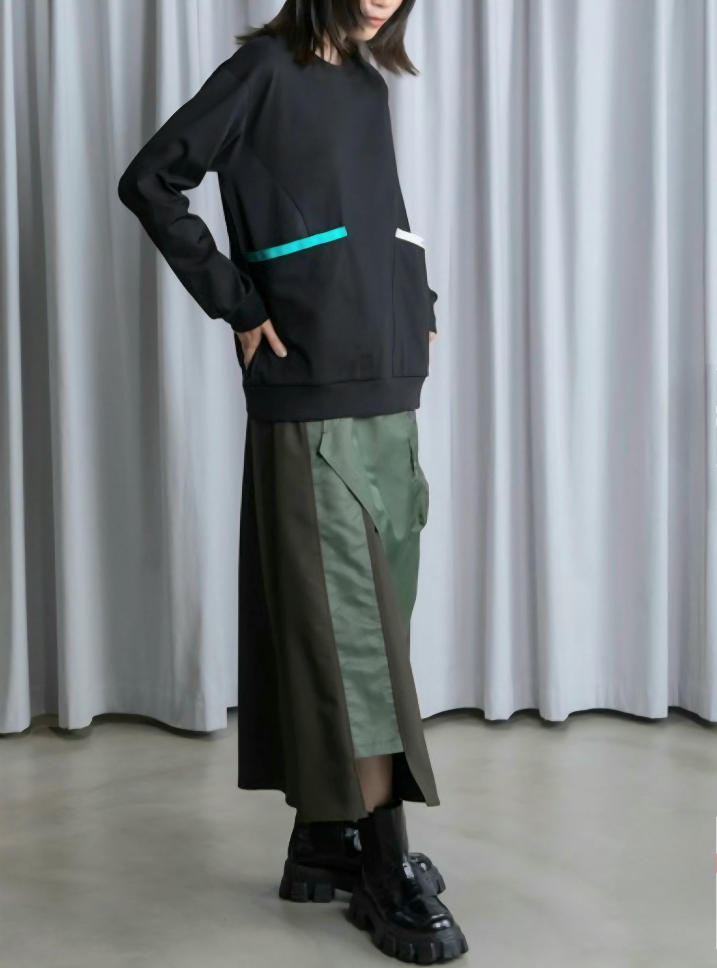 MARECHAL TERRE　ポケットデザインカットソープルオーバー