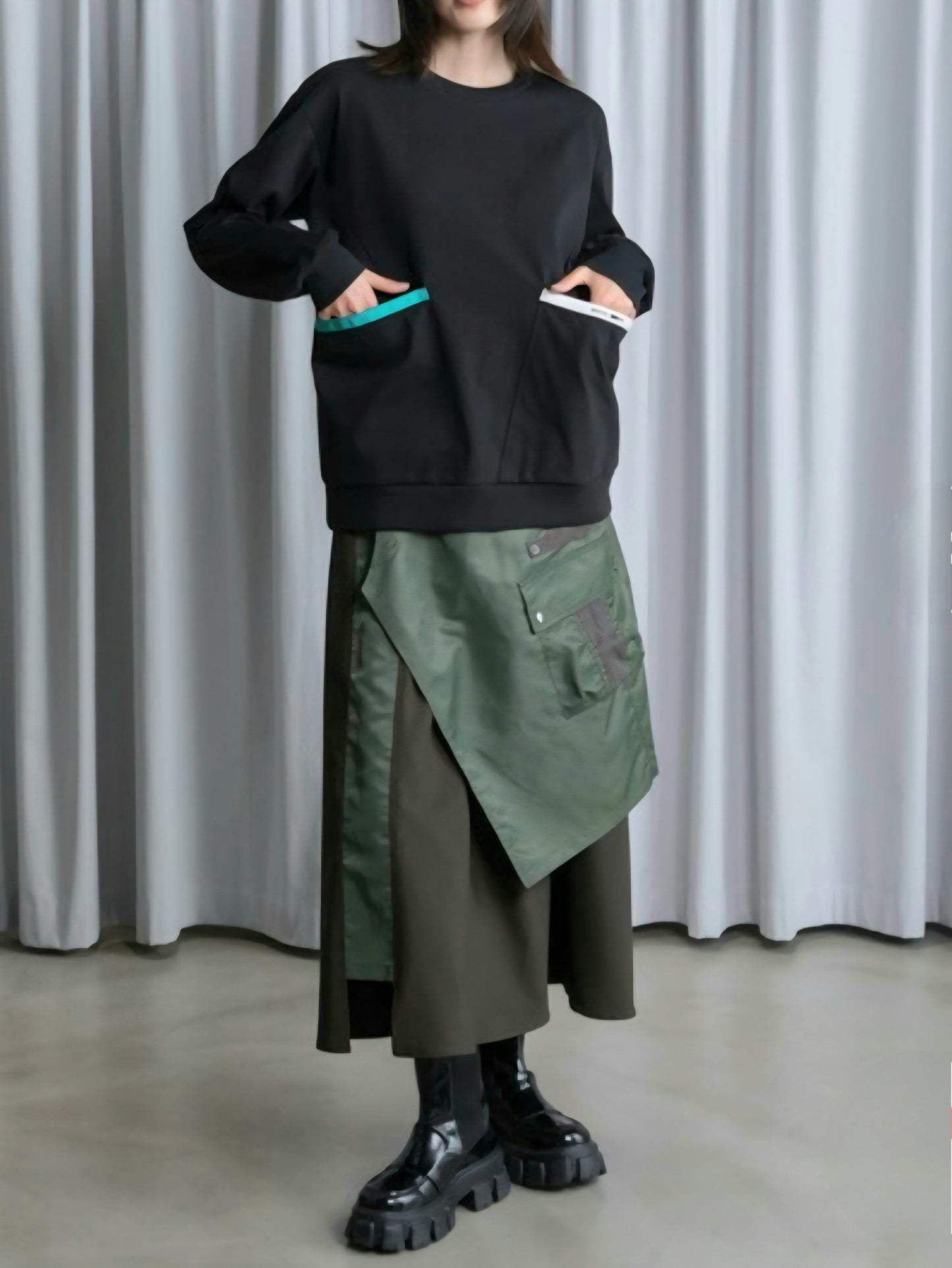 MARECHAL TERRE　ポケットデザインカットソープルオーバー