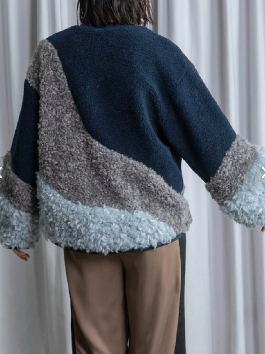 MARECHAL TERRE　ボアコンビネーショントップス