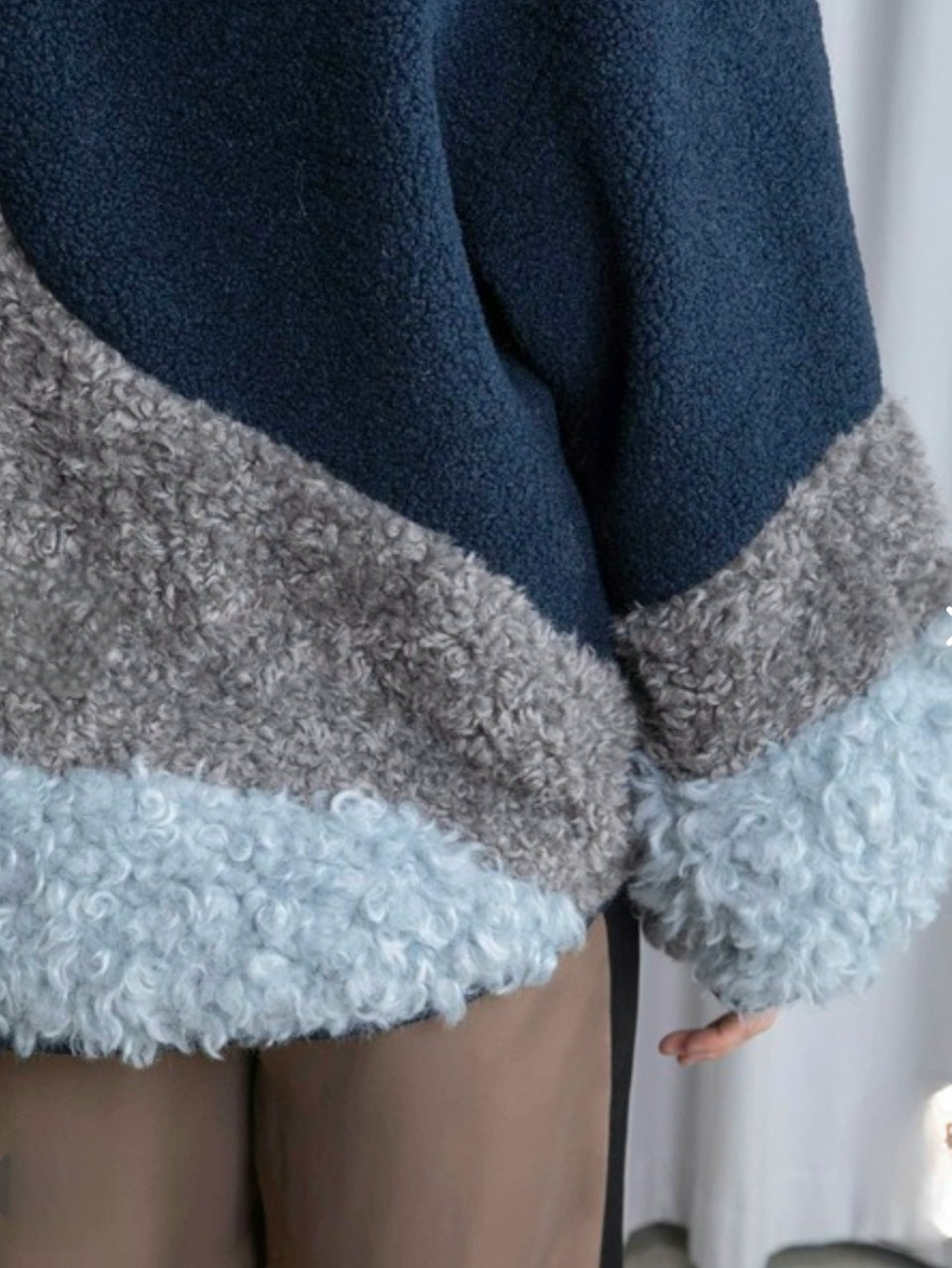 MARECHAL TERRE　ボアコンビネーショントップス