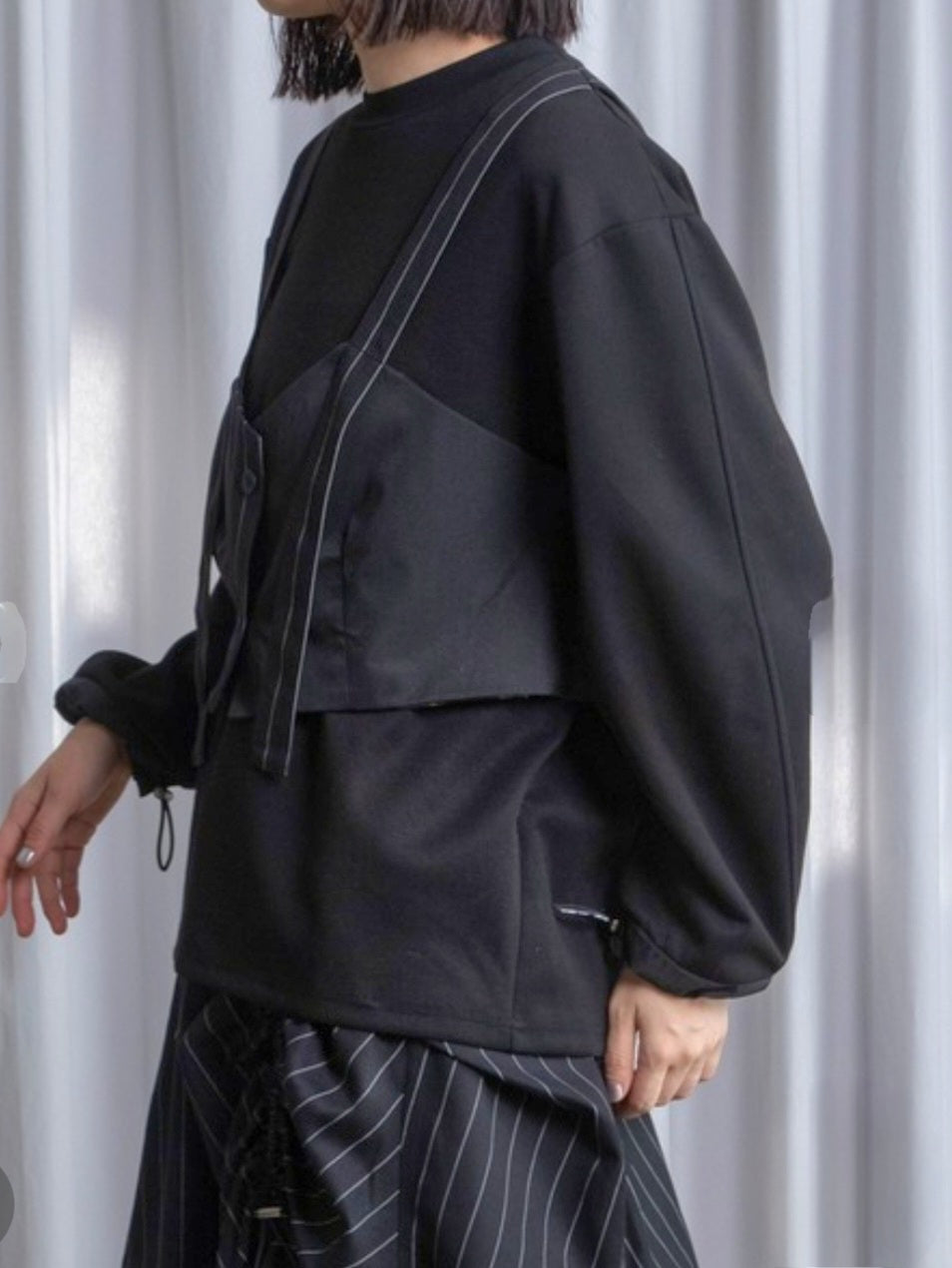 MARECHAL TERRE ビスチェドッキングポンチプルオーバー